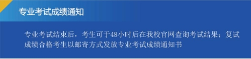 專業(yè)考試成績通知
