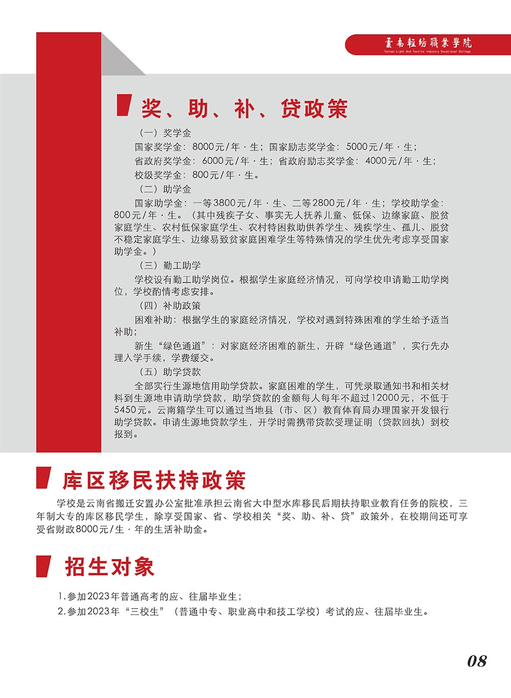 資助政策