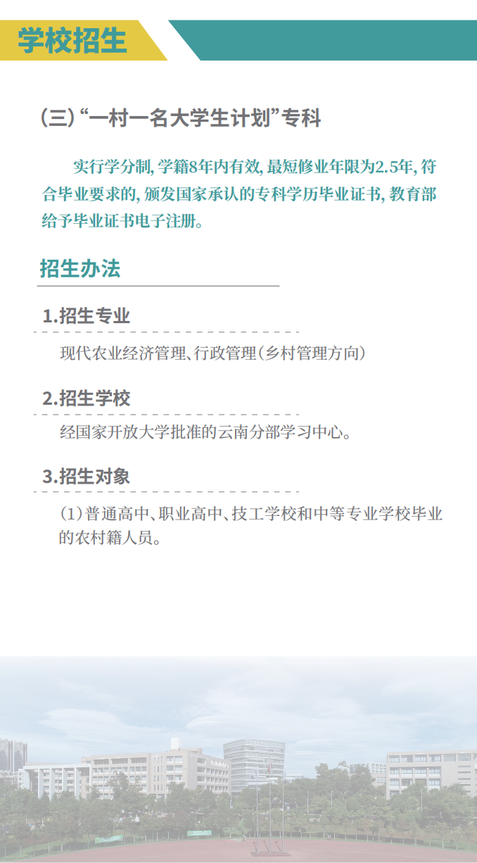 招生專業(yè)