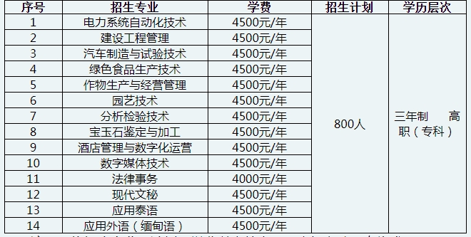 招生計(jì)劃